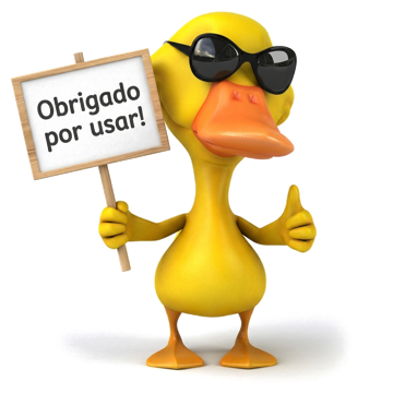Mascote Pato 3D ColorScope