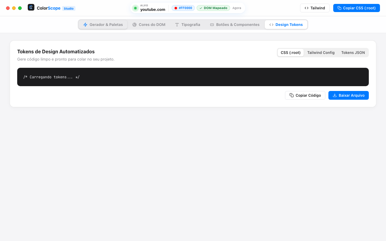 Exportador de Tokens
